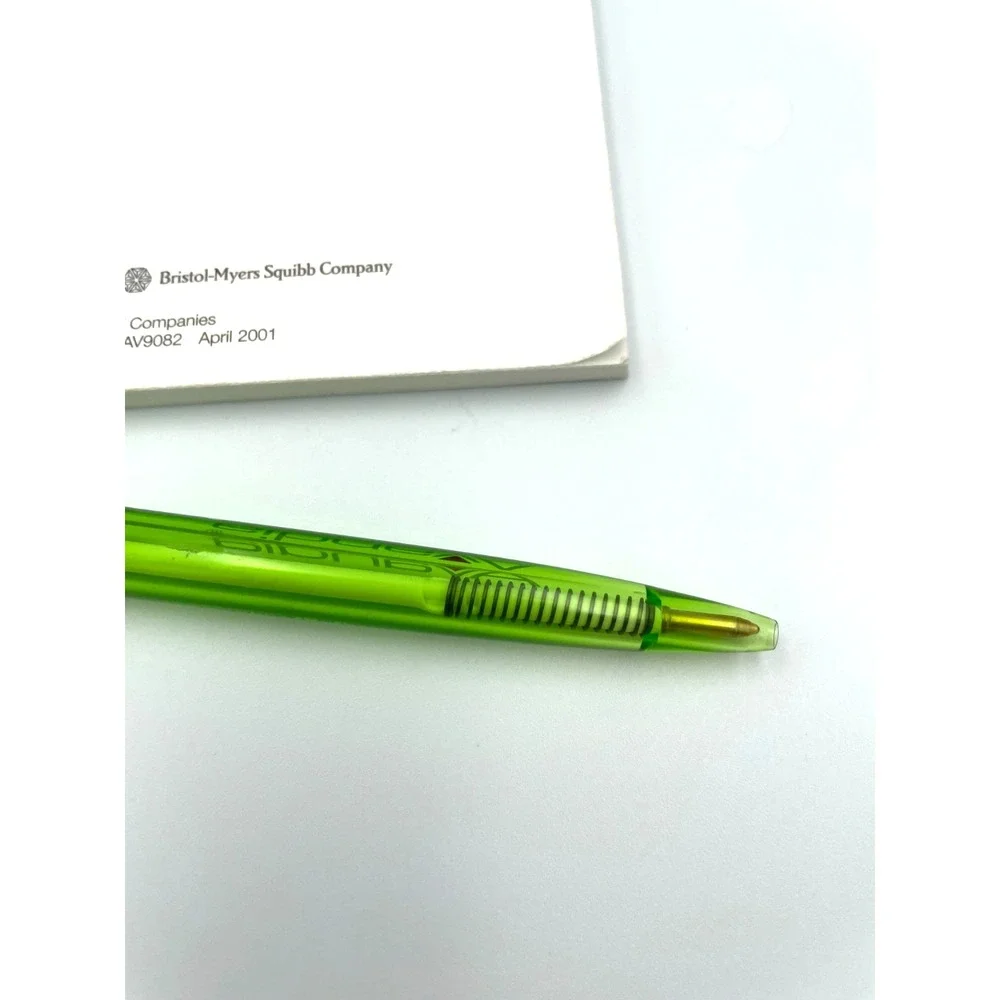 VTG Avandia Green Pharma Drug Rep BIC Pen and Notepad Promo Bundle 2001
